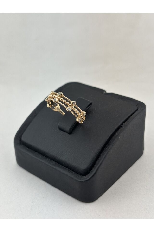 14 Ayar Altın Tria Yüzük