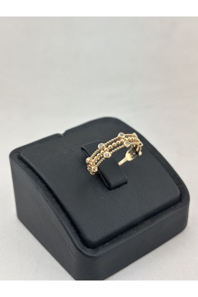 14 Ayar Altın Tria Yüzük