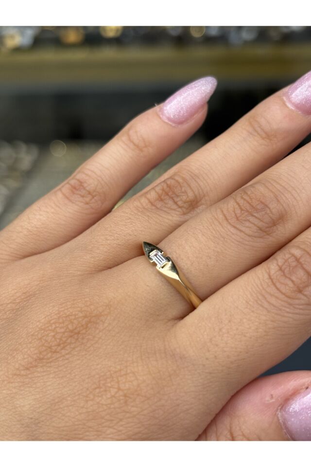 14 Ayar Altın Line Yüzük