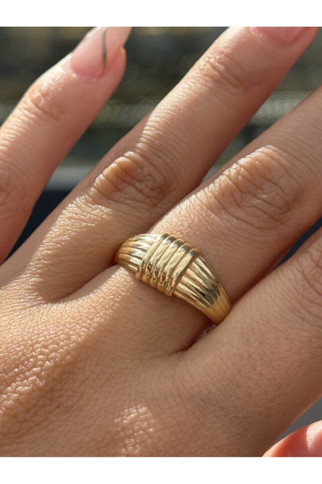 14 Ayar Altın Papyon Yüzük