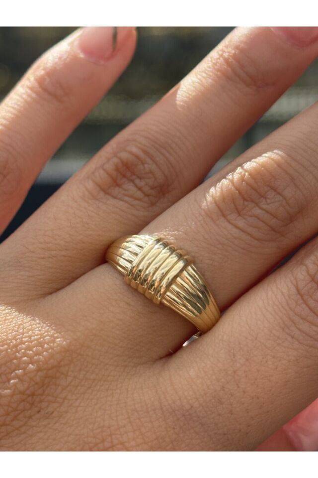 14 Ayar Altın Papyon Yüzük