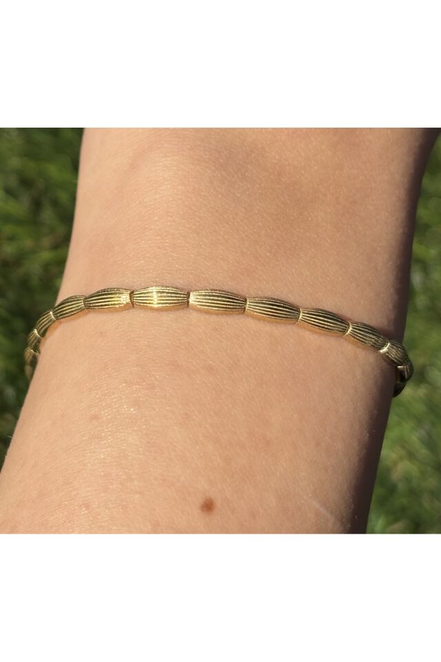 14 Ayar Altın Çekirdek Bileklik