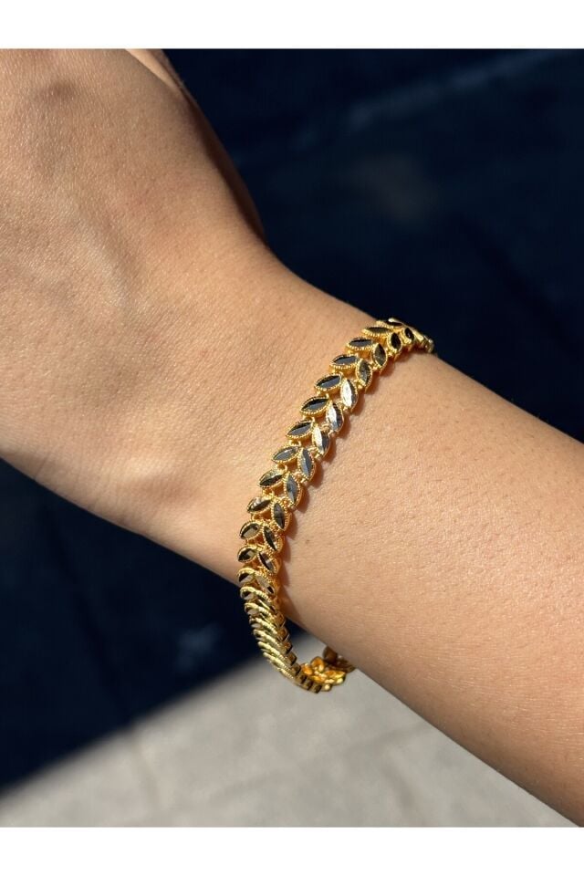 14 Ayar Altın Başak Bileklik Sarı