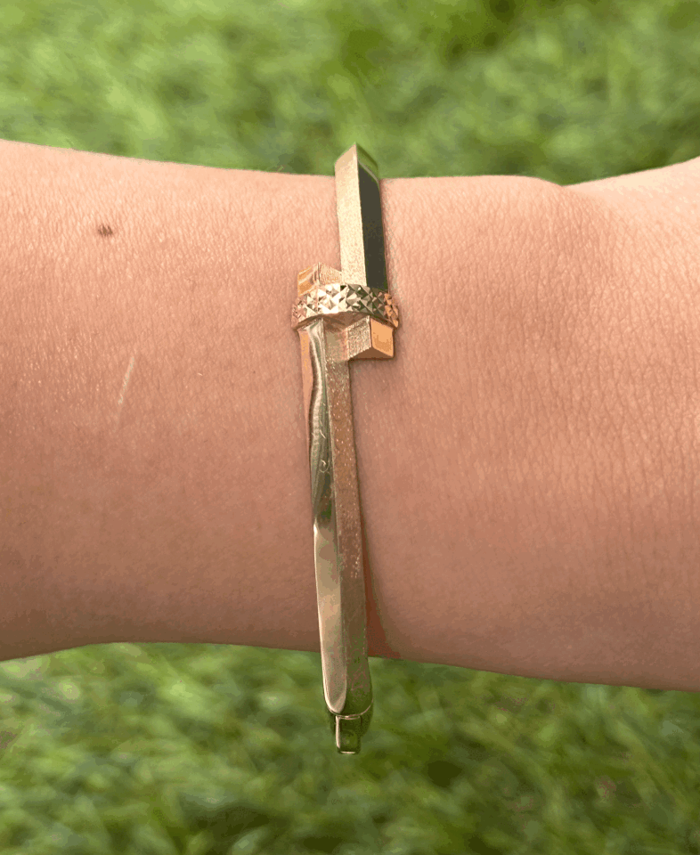 14 Ayar Altın Mat-Parlak Kelepçe