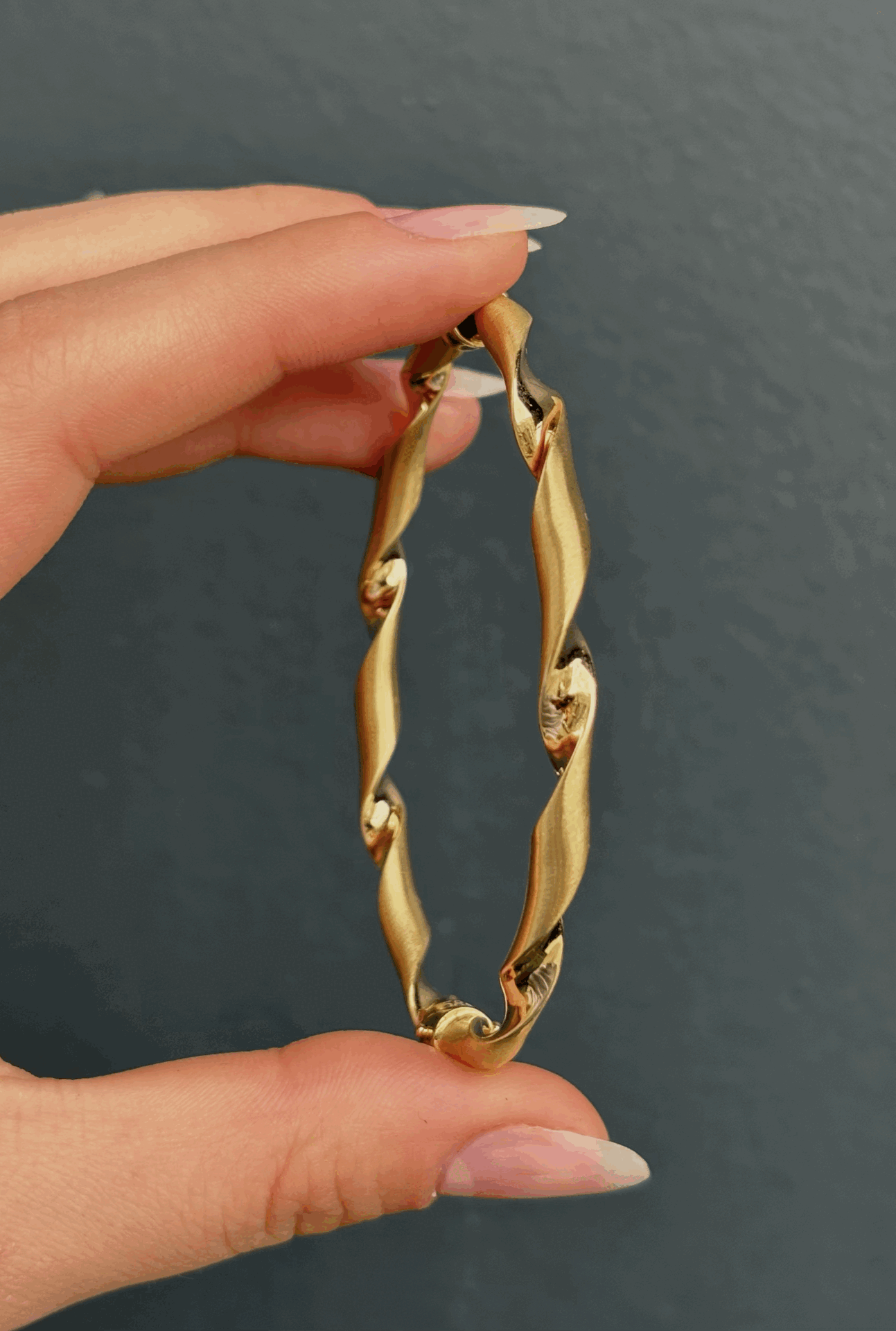 14 Ayar Altın Burgu Kelepçe